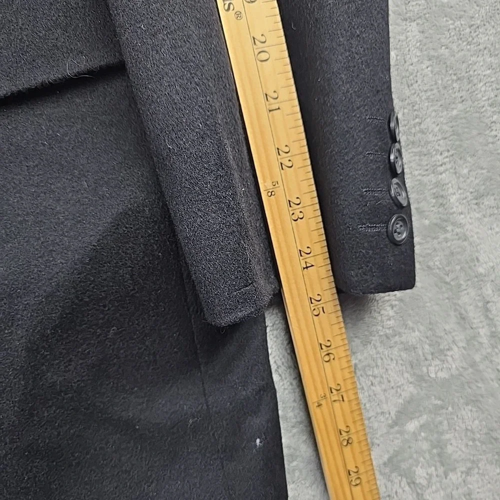 Jack‎ Victor Sport Coat Mens 40 R Black Loro Piana 100% Cashmere Blazer Lucawood